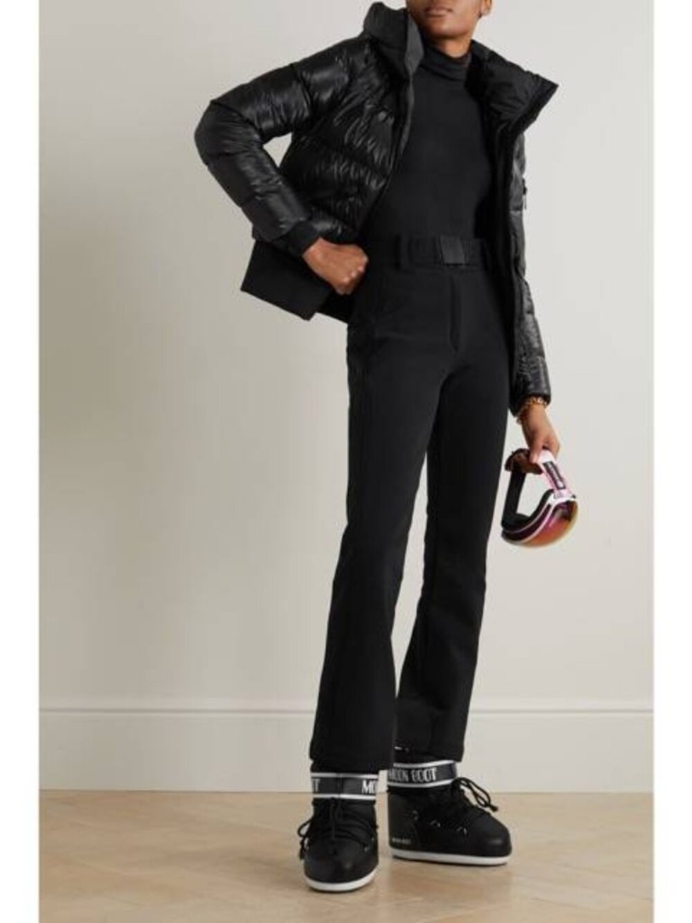 NEW GOLDBERGH Pippa Belted Ski Pants Black Women’s